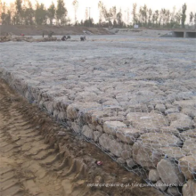 Malha de fio de ferro da caixa de gabion soldado galvanizado